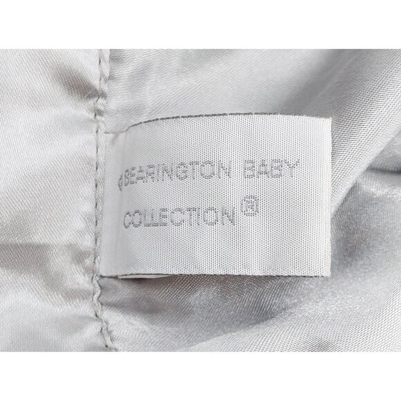 Gray Elephant Lovey Security Blanket by Bearington Baby 15" Satin - Picture 5 of 5